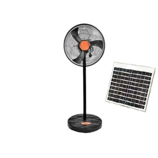 Ox 18 Inches 2 In 1 Rechargeable Fan With Solar Panel